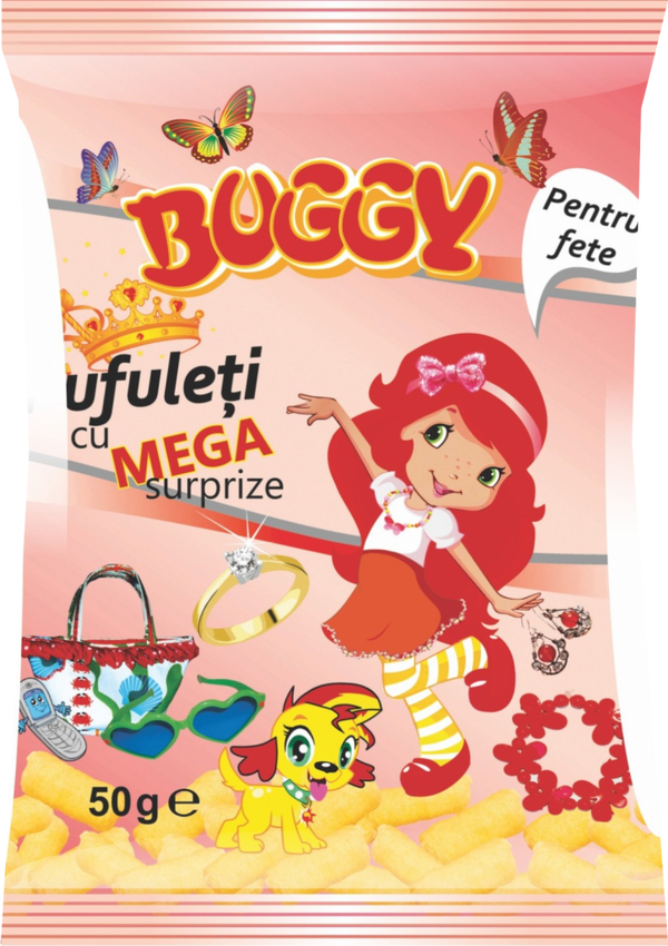 BUGGY PUFULETI MEGASURPRIZE FETE 50GR