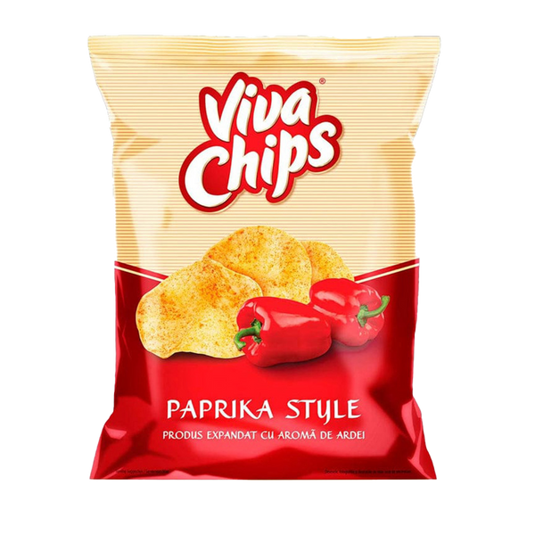 EUROPEAN FOOD VIVA CHIPS PAPRIKA 100GR